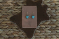 Hubei Turquoise Heart Earrings
